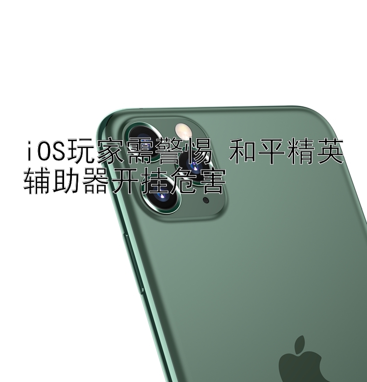 iOS玩家需警惕 和平精英辅助器开挂危害 